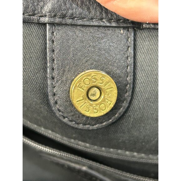 Fossil Rachel Striped Polka Dot Tote Bag - Picture 9 of 15